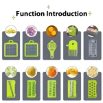 Multi-Function Vegetable Chopper Set 6