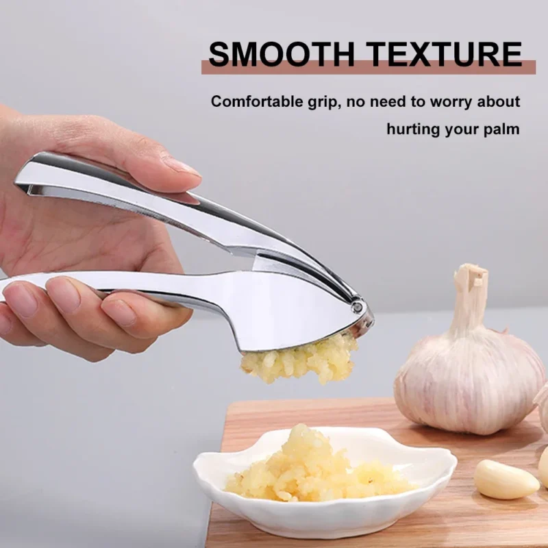 Stainless Steel Garlic Press 2