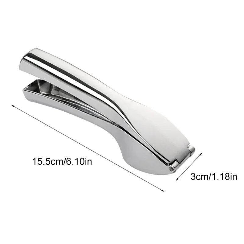 Stainless Steel Garlic Press 6