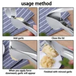 Stainless Steel Garlic Press 5