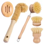 Bamboo Dish Brush Set 5 Pack 2